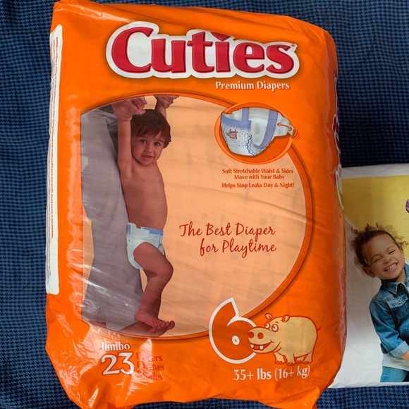 cuties Other - Cuties diapers-new!-4packs for 33$